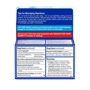 PEPCID AC® Maximum Strength Heartburn Relief & Acid Reducer, Icy Cool Mint, 20 mg Famotidine Tablets